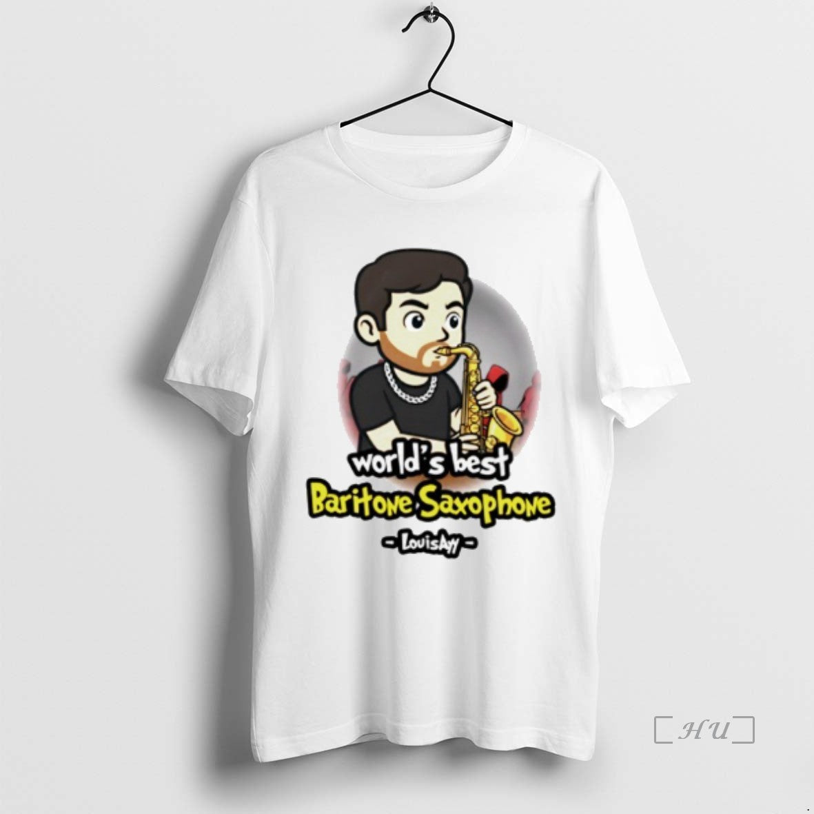 Officials Worlds Best Baritone Saxophone - Adult & Kids T-Shirts, Sweatshirts & Hoodies apparel design preview 1