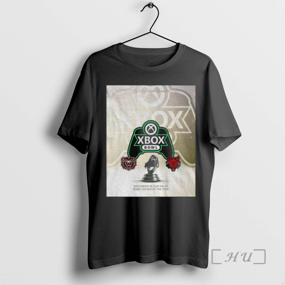 Officials Xbox Bowl Missouri State Bears And Arkansas - Adult & Kids T-Shirts, Sweatshirts & Hoodies apparel design preview 1