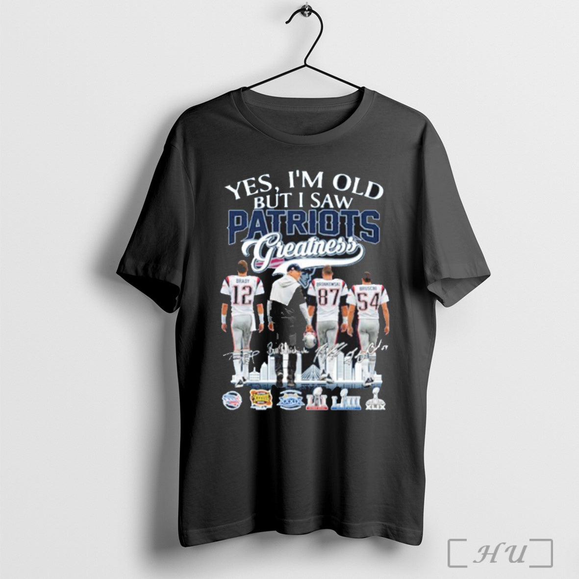 Officials Yes Im Old But I Saw Greatness Patriots - Adult & Kids T-Shirts, Sweatshirts & Hoodies apparel design preview 1