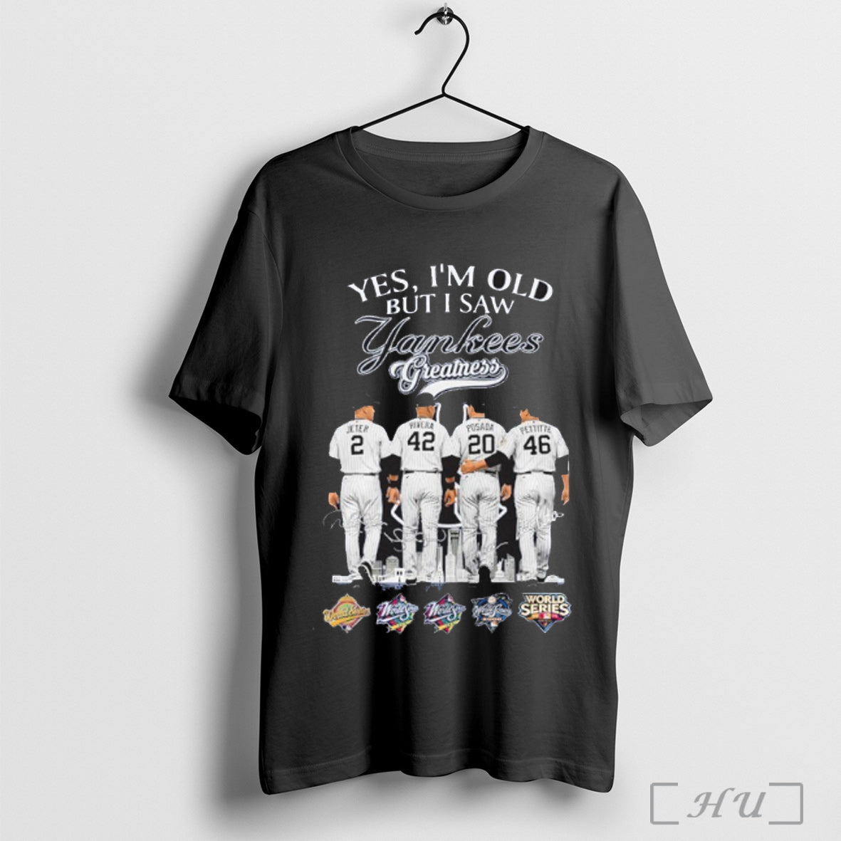 Officials Yes Im Old But I Saw New York Yankees Derek - Adult & Kids T-Shirts, Sweatshirts & Hoodies apparel design preview 1