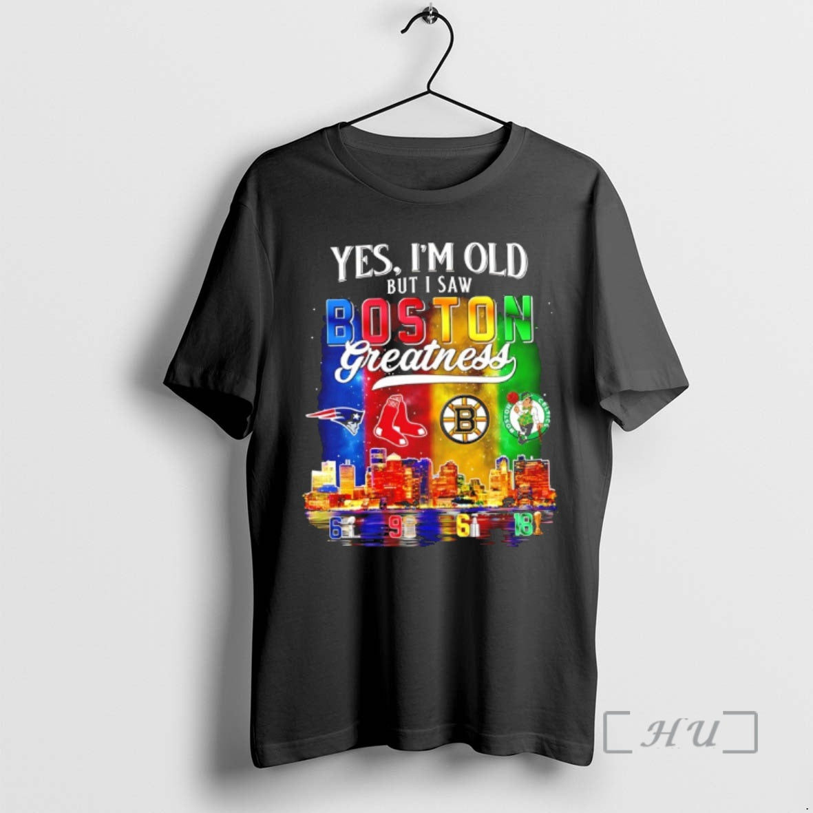 Officials Yes Im Old But I Saw Sports In Bosnton - Adult & Kids T-Shirts, Sweatshirts & Hoodies apparel design preview 1