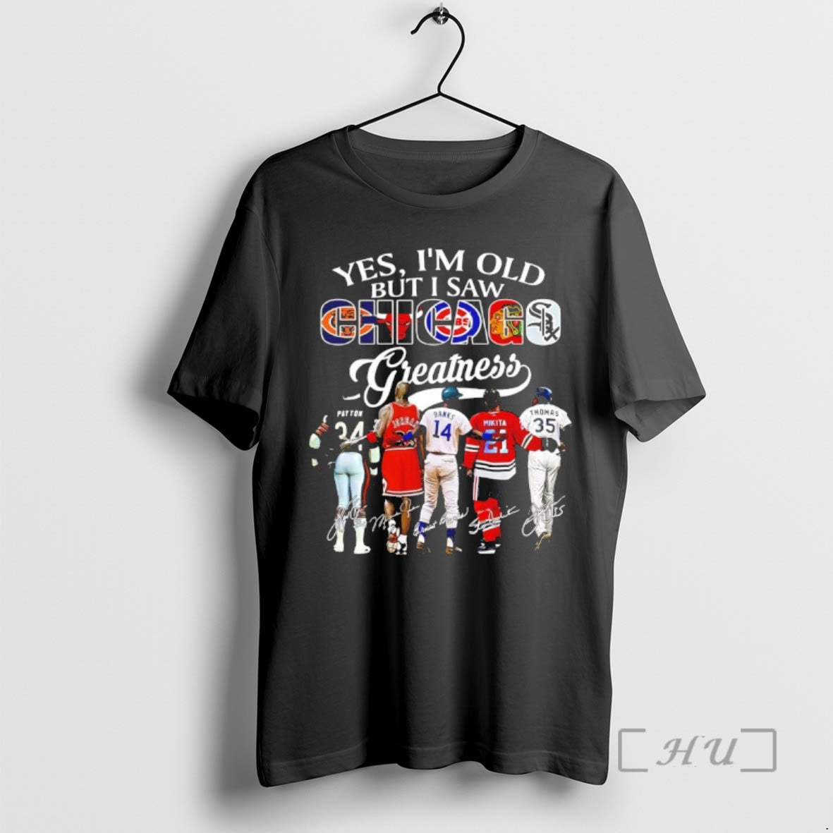 Officials Yes Im Old But I Saw Sports In Chicago - Adult & Kids T-Shirts, Sweatshirts & Hoodies apparel design preview 1