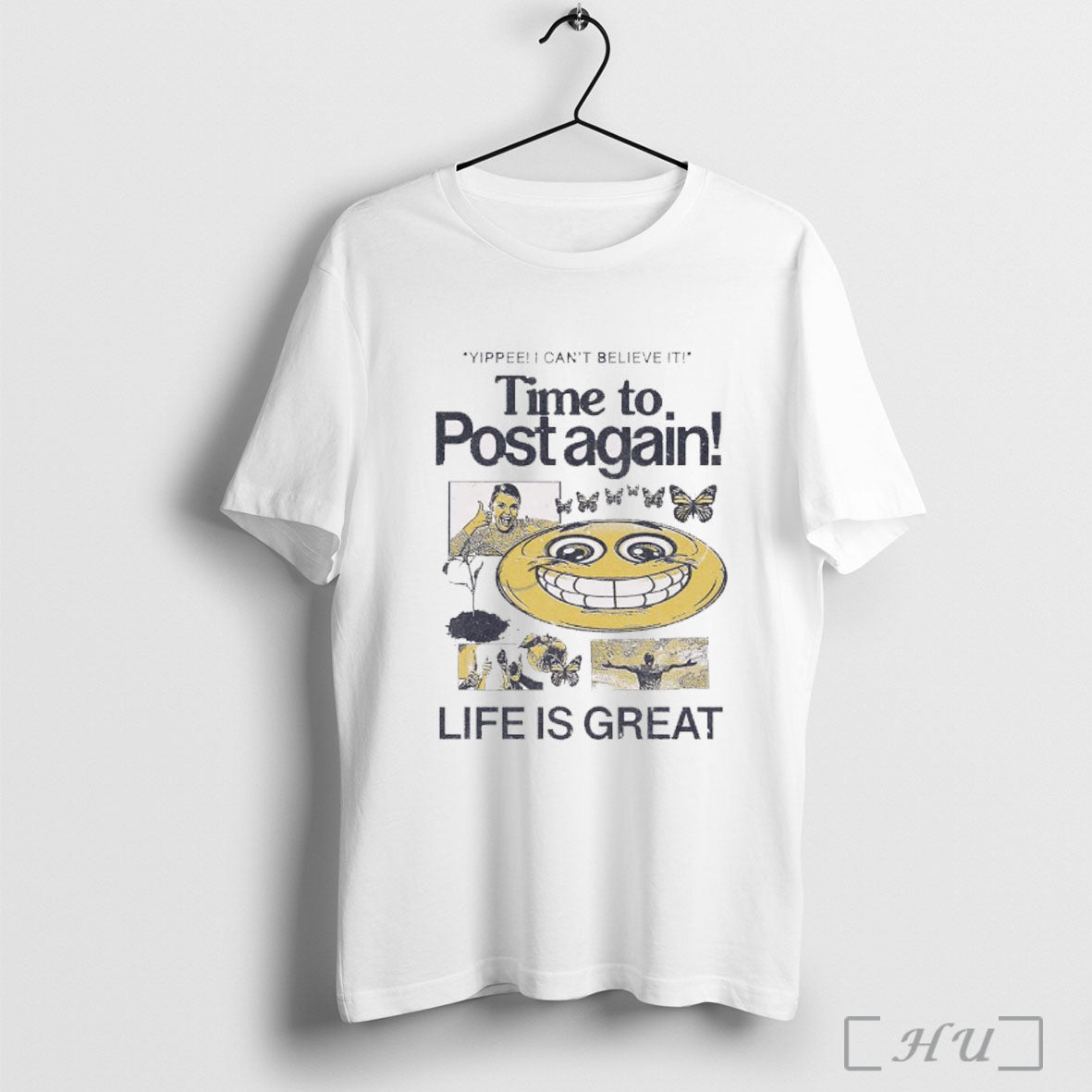 Officials Yippee I Cant Believe It Time To Post Again - Adult & Kids T-Shirts, Sweatshirts & Hoodies apparel design preview 1