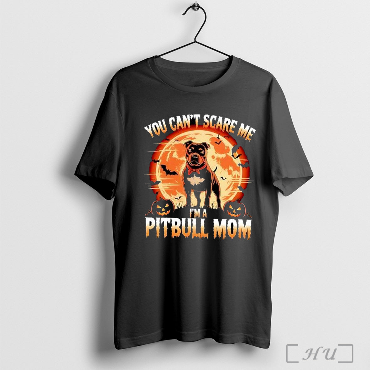 Officials You Cant Scare Me Im A Pitbull Mom - Adult & Kids T-Shirts, Sweatshirts & Hoodies apparel design preview 1