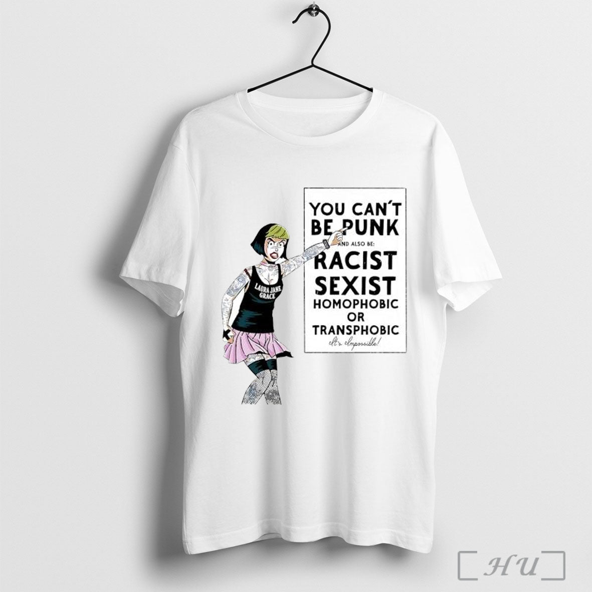 Officials You Cant Be A Punk And At The Same Time - Adult & Kids T-Shirts, Sweatshirts & Hoodies apparel design preview 1