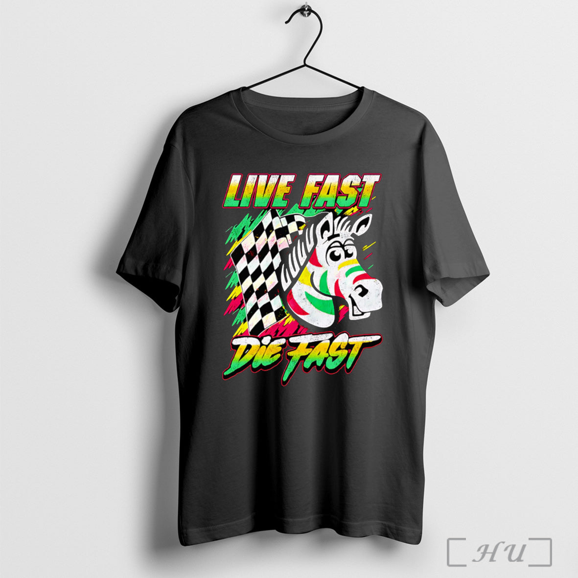 Officials Zebra Live Fast Die - Adult & Kids T-Shirts, Sweatshirts & Hoodies apparel design preview 1