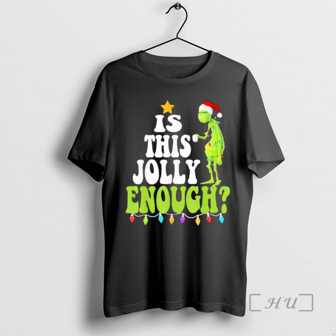 Officials Is This Jolly Enough Grinch Christmas - Adult & Kids T-Shirts, Sweatshirts & Hoodies apparel design preview 1