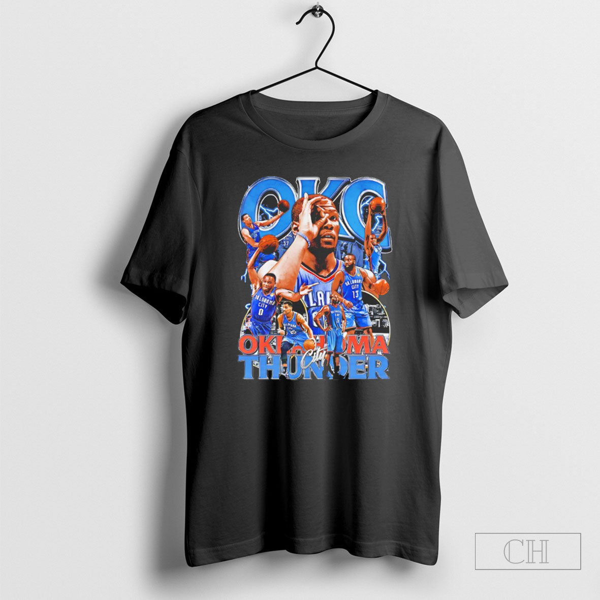 Oklahoma City Thunder Russell Westbrook 2017 Mvp - Adult & Kids T-Shirts, Sweatshirts & Hoodies apparel design preview 1