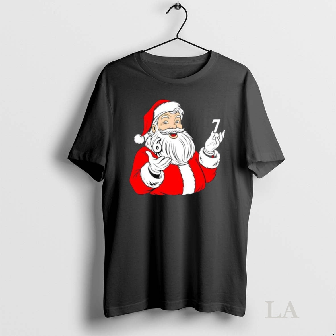 Original 6 7 Santa Claus Christmas Cartoon - Adult & Kids T-Shirts, Sweatshirts & Hoodies apparel design preview 1