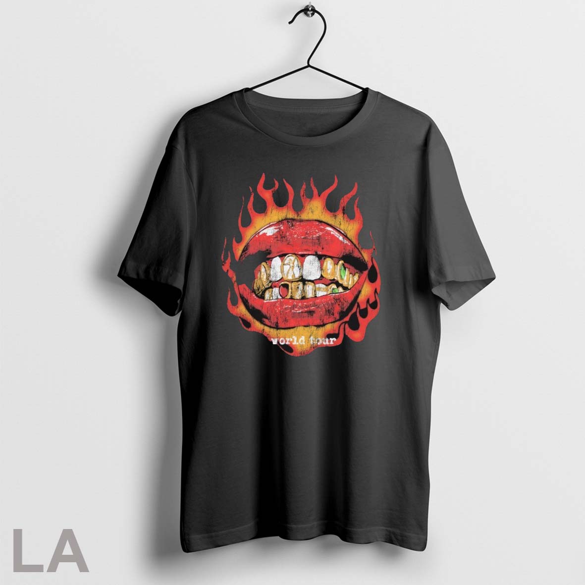 Original Aj Volten Mouth World Tour - Adult & Kids T-Shirts, Sweatshirts & Hoodies apparel design preview 1