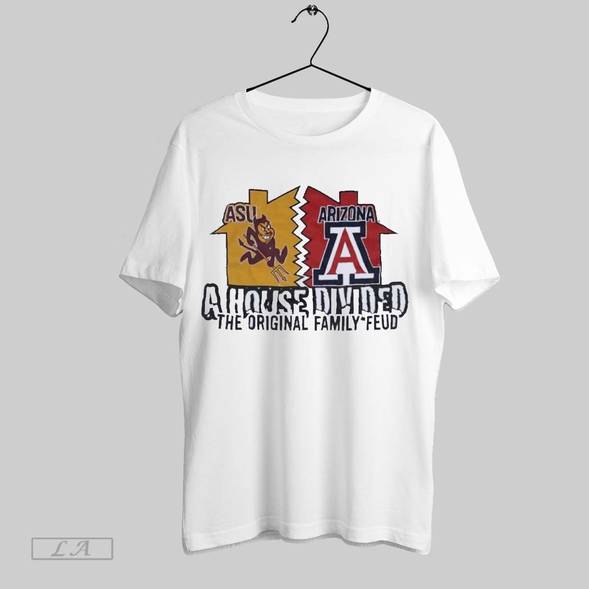 Original Asu Sun Devils Vs Arizona Wildcats A House - Adult & Kids T-Shirts, Sweatshirts & Hoodies apparel design preview 1