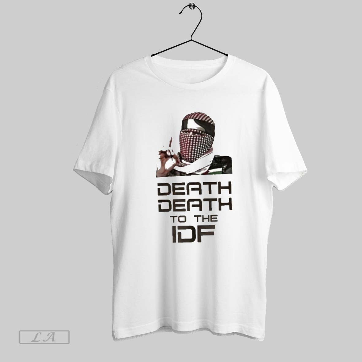 Original Abu Ubaida Death To The Idf - Adult & Kids T-Shirts, Sweatshirts & Hoodies apparel design preview 1