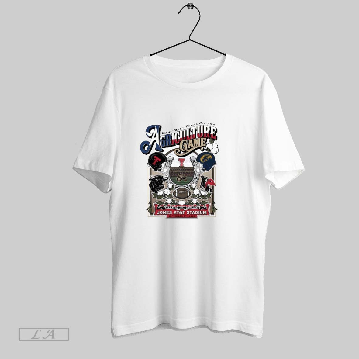 Original Agriculture Game 2025 Texas Tech Vs Kent - Adult & Kids T-Shirts, Sweatshirts & Hoodies apparel design preview 1