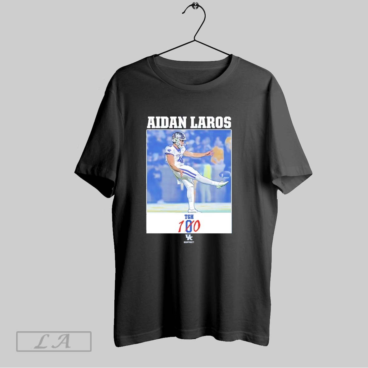 Original Aidan Laros Tgh 100 Kentucky Wildcats - Adult & Kids T-Shirts, Sweatshirts & Hoodies apparel design preview 1