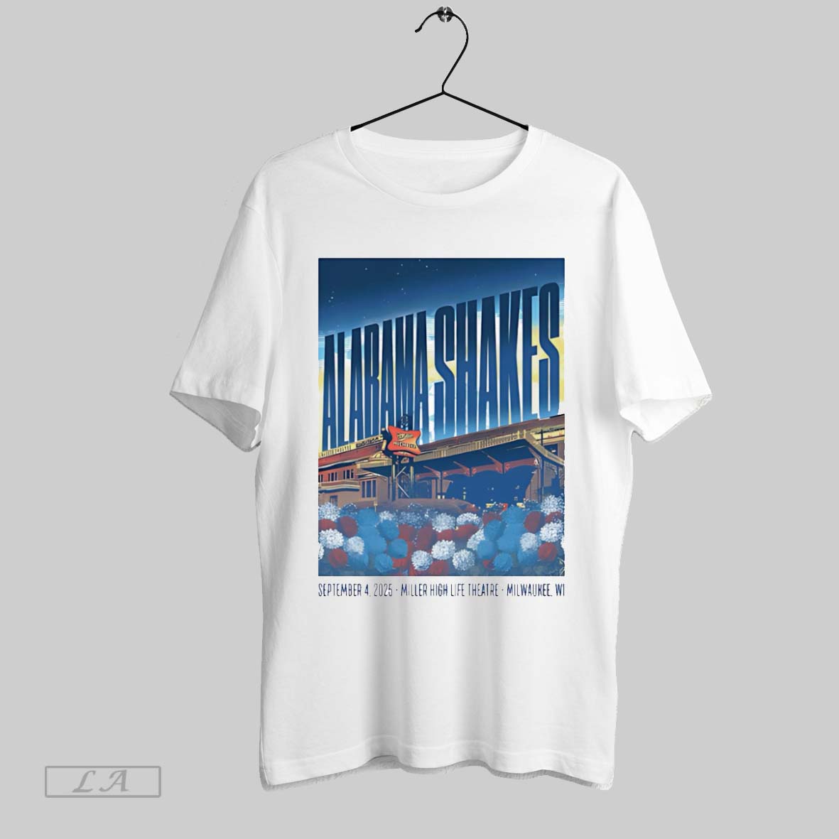 Original Alabama Shakes In Milwaukee Wi On Sept 4 - Adult & Kids T-Shirts, Sweatshirts & Hoodies apparel design preview 1