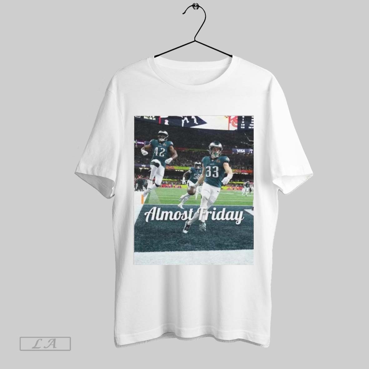 Original Almost Friday Dejean Pick 6 Sweater - Adult & Kids T-Shirts, Sweatshirts & Hoodies apparel design preview 1