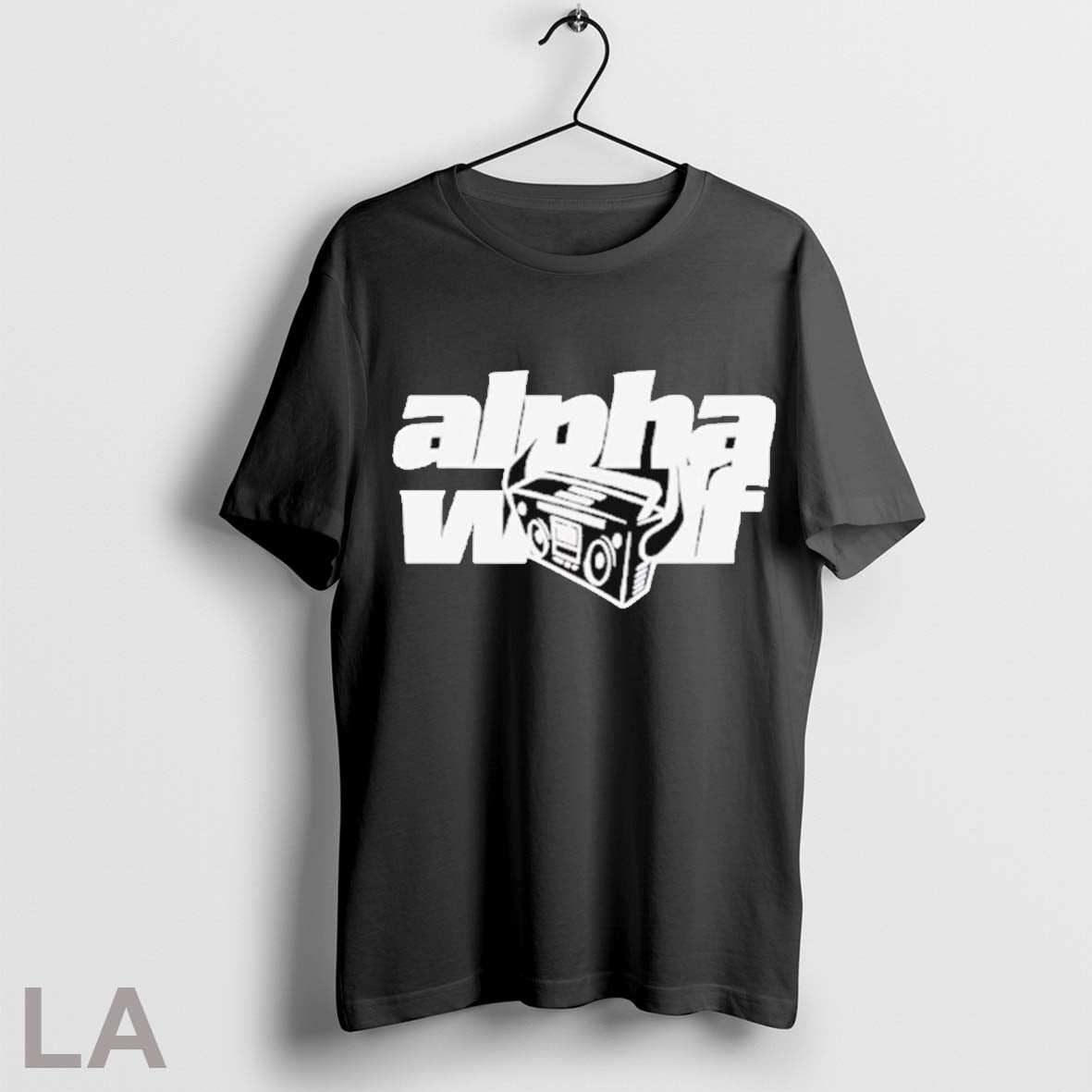 Original Alpha Wolf Devil Boombox 2025 - Adult & Kids T-Shirts, Sweatshirts & Hoodies apparel design preview 1