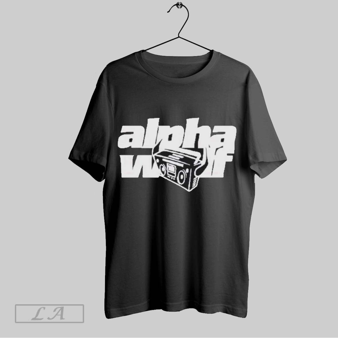 Original Alpha Wolf Devil Boombox - Adult & Kids T-Shirts, Sweatshirts & Hoodies apparel design preview 1