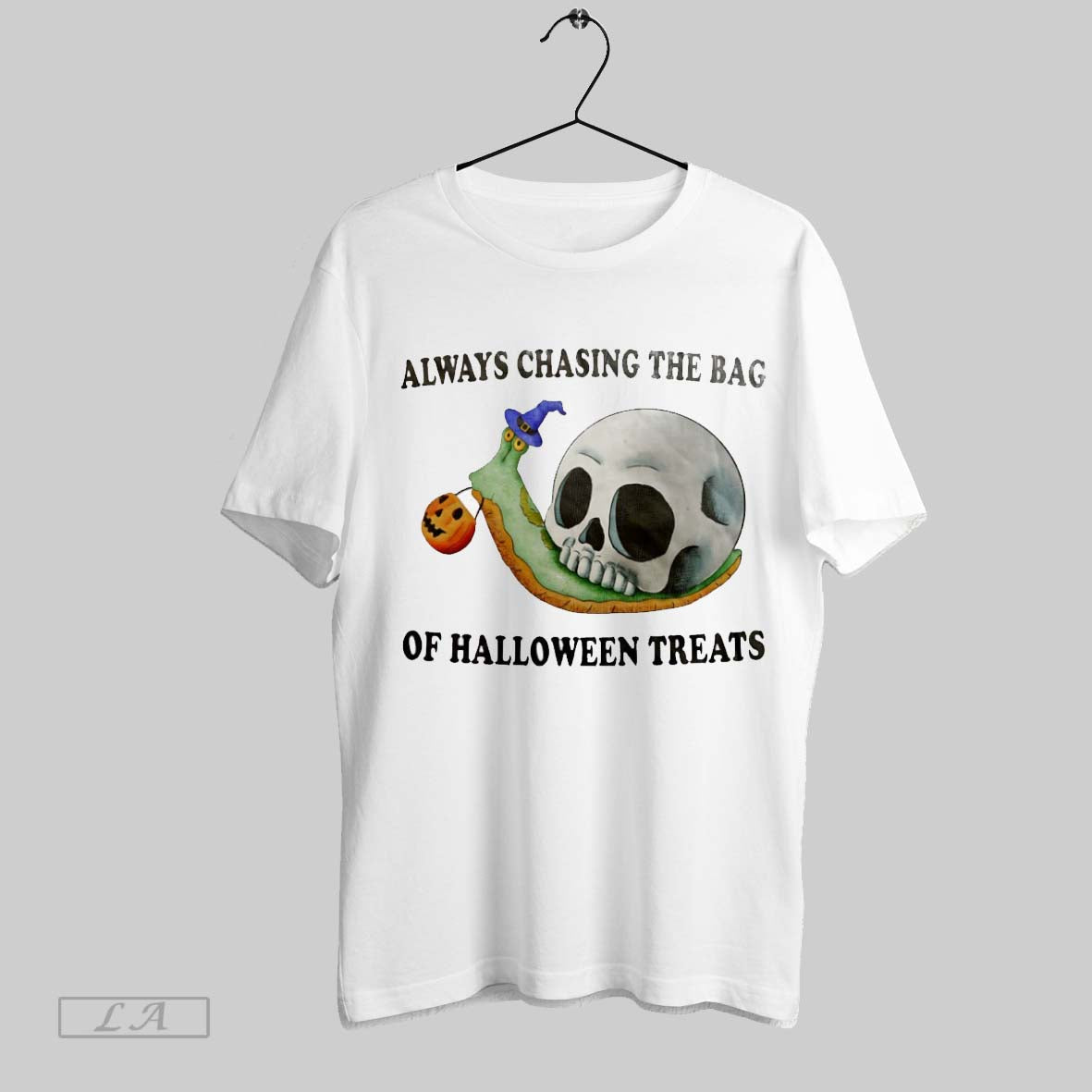 Original Always Chasing The Bag Of Halloween Treats - Adult & Kids T-Shirts, Sweatshirts & Hoodies apparel design preview 1