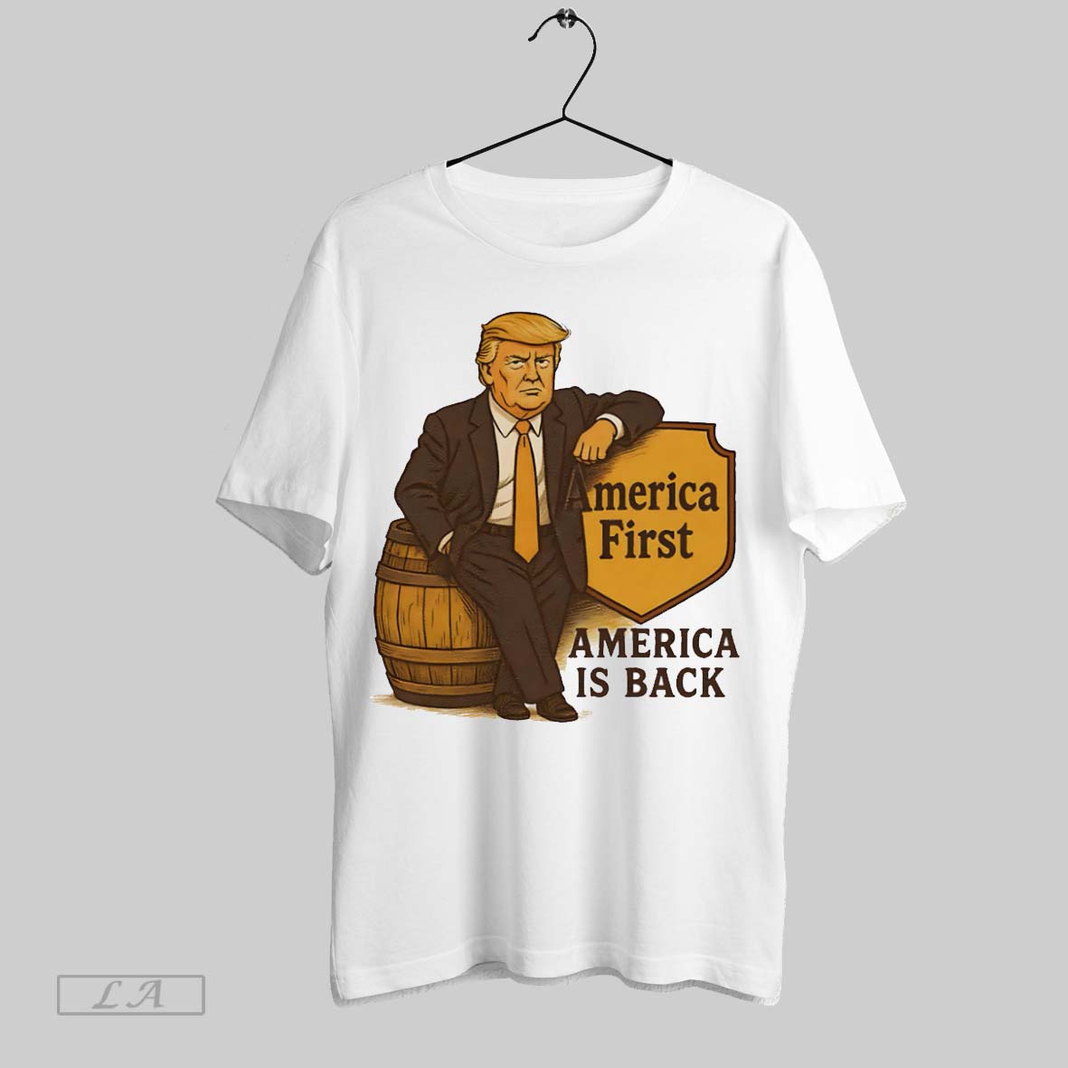 Original America First Is Back Cracker Barrel - Adult & Kids T-Shirts, Sweatshirts & Hoodies apparel design preview 1