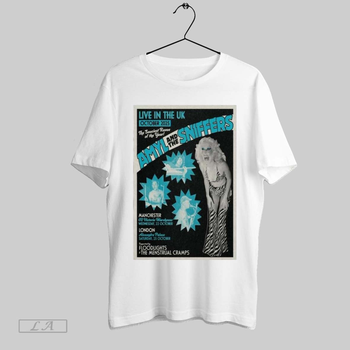Original Amyl And The Sniffers Live In Tour Uk - Adult & Kids T-Shirts, Sweatshirts & Hoodies apparel design preview 1