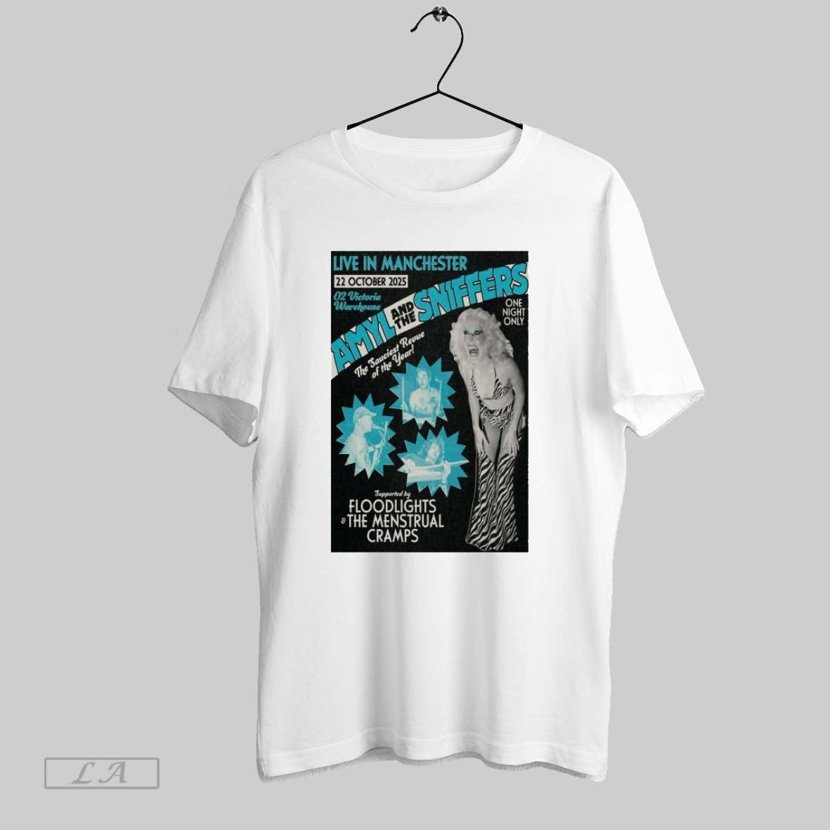 Original Amyl And The Sniffers Manchester Uk Oct 22 - Adult & Kids T-Shirts, Sweatshirts & Hoodies apparel design preview 1