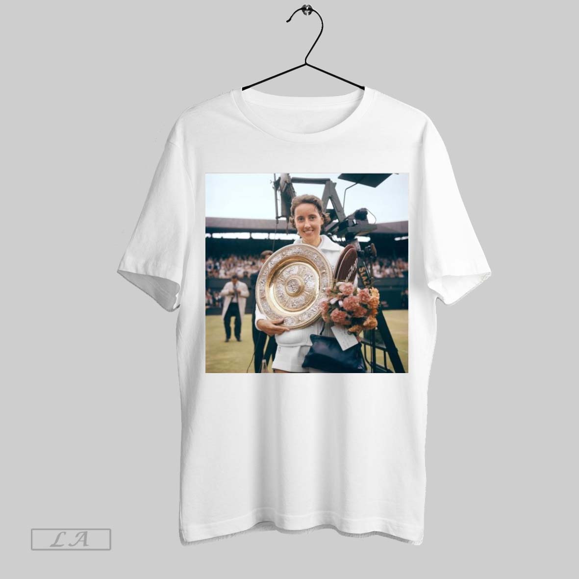 Original Angela Mortimer Tennis Champion Who Overcame - Adult & Kids T-Shirts, Sweatshirts & Hoodies apparel design preview 1