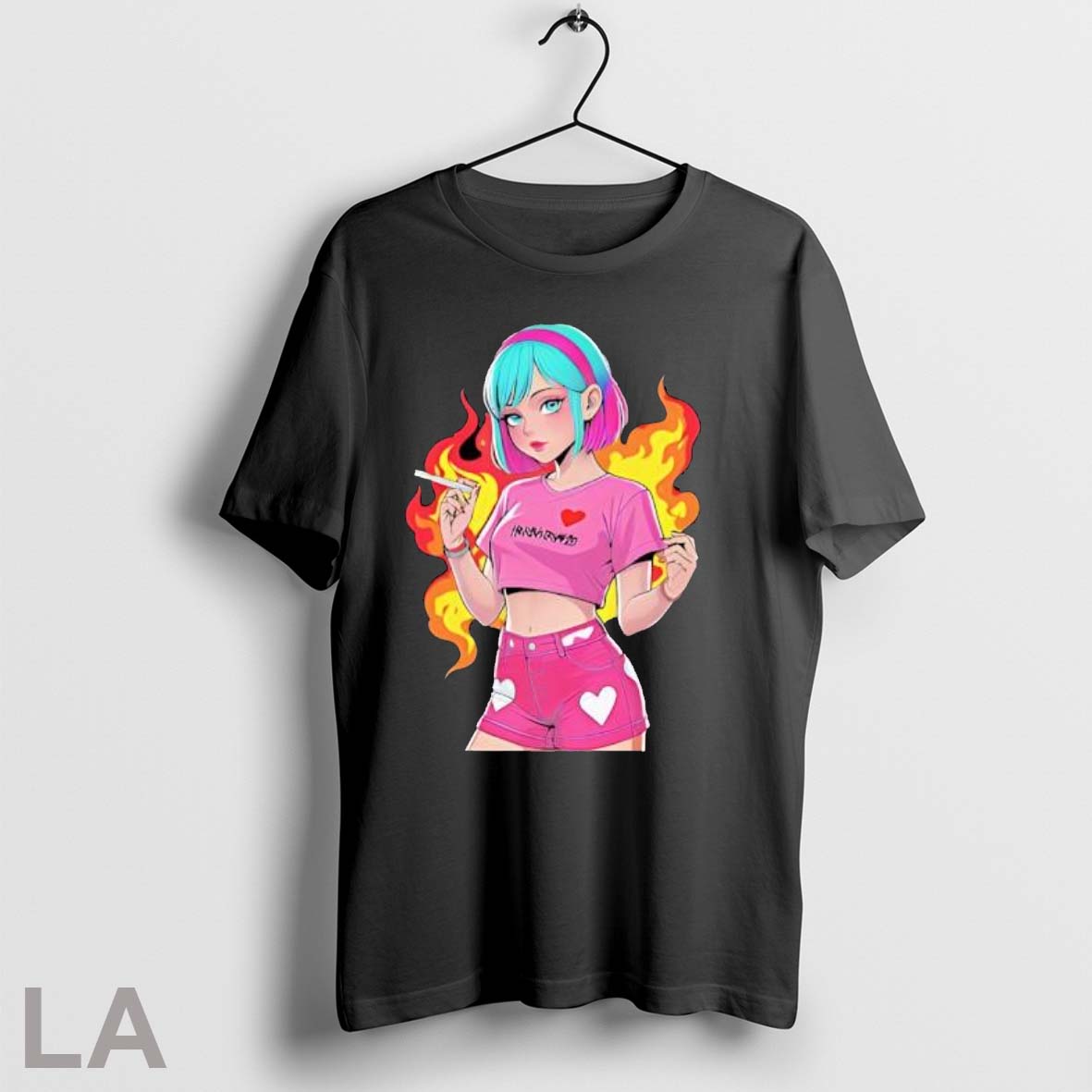 Original Anime Vape Girl Classic - Adult & Kids T-Shirts, Sweatshirts & Hoodies apparel design preview 1