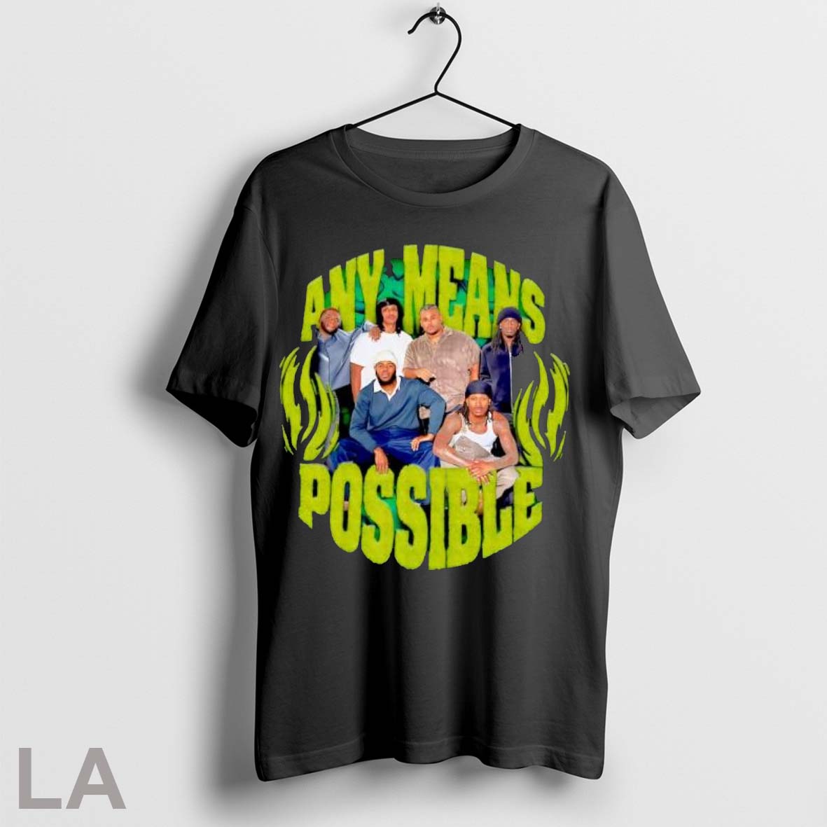 Original Any Means Possible Retro Text And Music Band - Adult & Kids T-Shirts, Sweatshirts & Hoodies apparel design preview 1