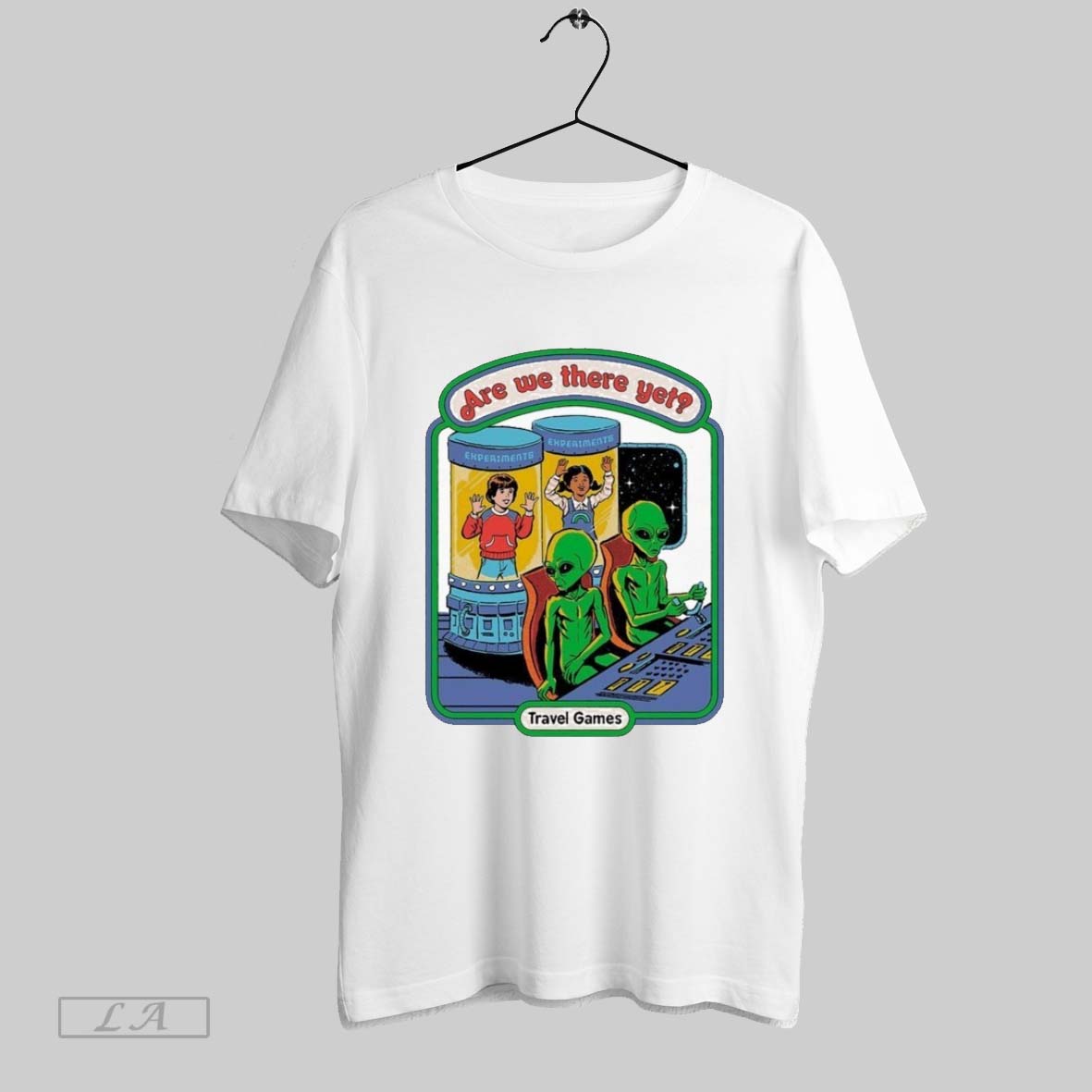 Original Are We There Yet Travel Games Alien - Adult & Kids T-Shirts, Sweatshirts & Hoodies apparel design preview 1