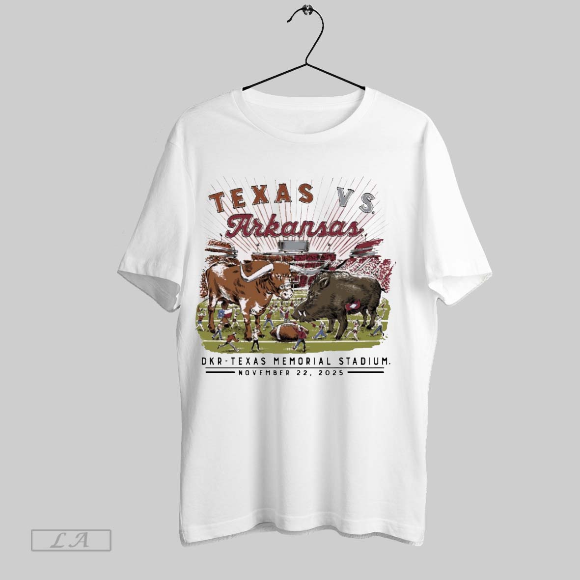 Original Arkansas Razorbacks Vs Texas Longhorns Game - Adult & Kids T-Shirts, Sweatshirts & Hoodies apparel design preview 1