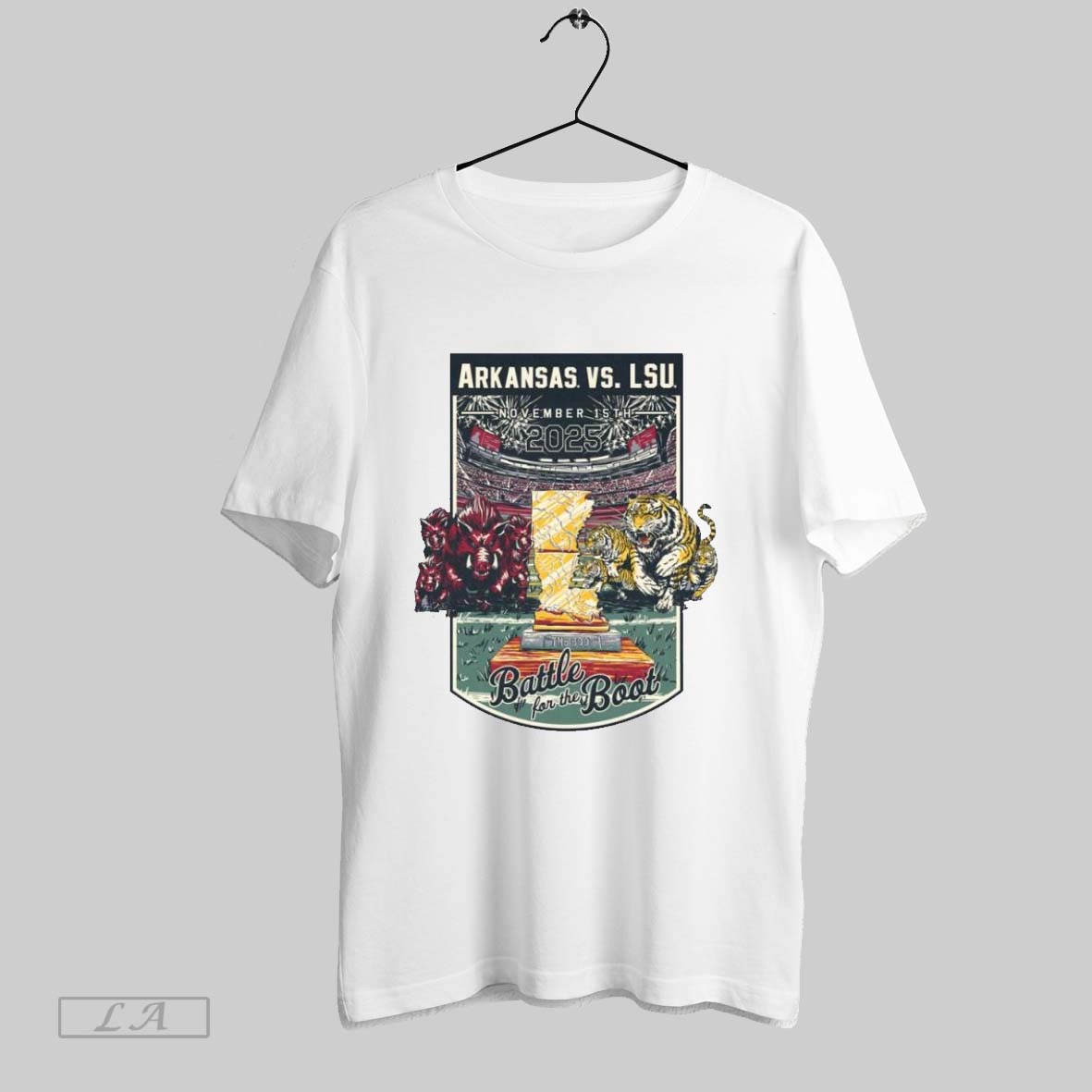 Original Arkansas Vs Lsu Game Day 2025 November 15th - Adult & Kids T-Shirts, Sweatshirts & Hoodies apparel design preview 1