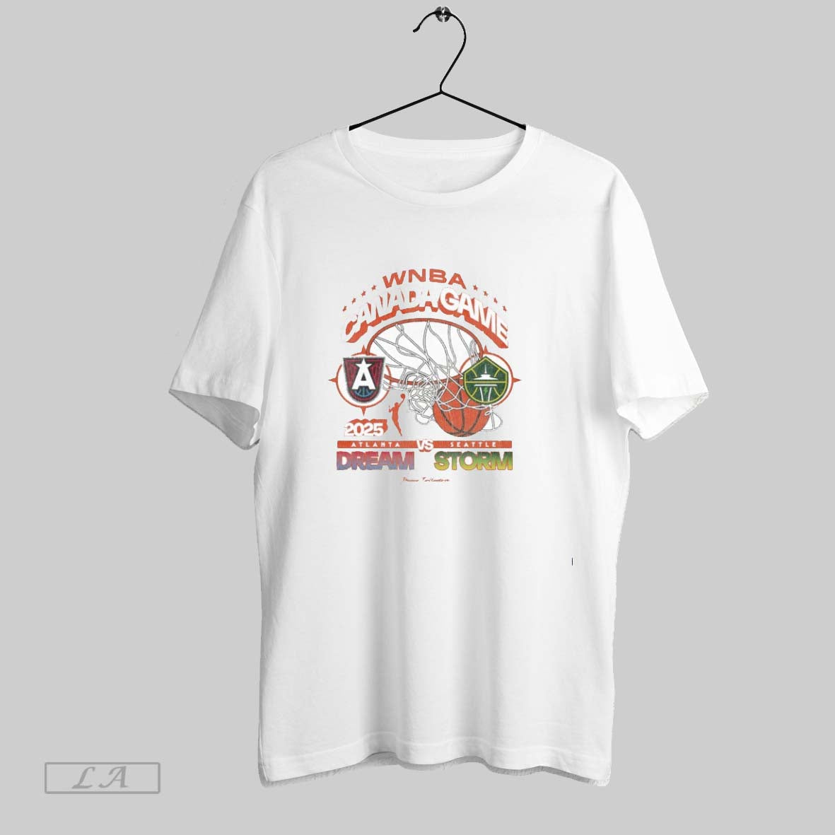 Original Atlanta Dream Vs Seattle Storm 2025 Wnba - Adult & Kids T-Shirts, Sweatshirts & Hoodies apparel design preview 1
