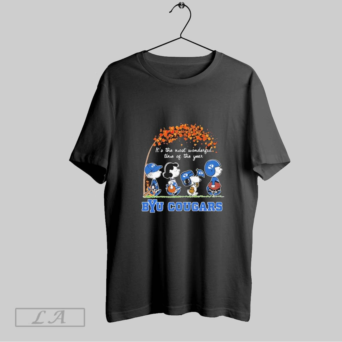 Original Byu Cougars X The Peanuts Its Most Wonderful - Adult & Kids T-Shirts, Sweatshirts & Hoodies apparel design preview 1