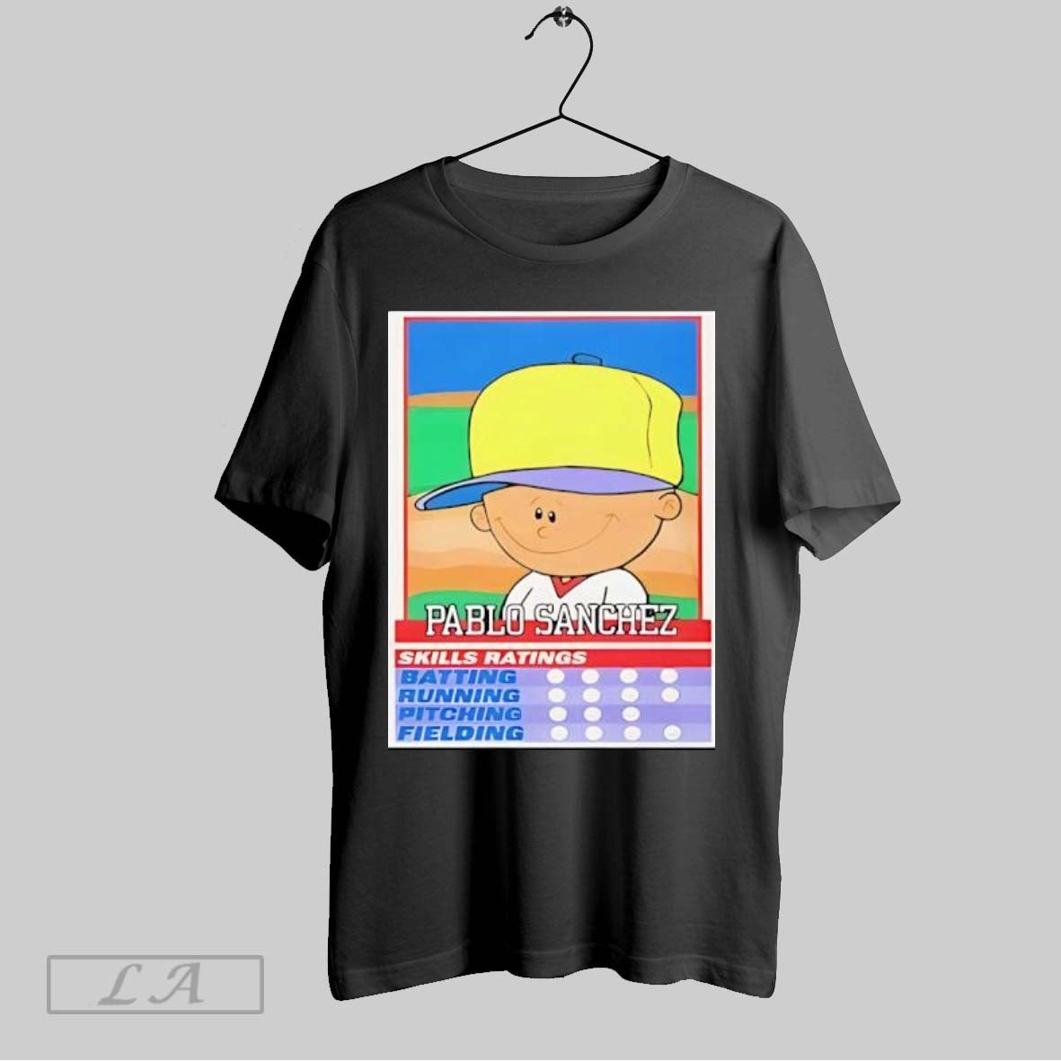 Original Backyard Baseball Pablo Sanchez Card - Adult & Kids T-Shirts, Sweatshirts & Hoodies apparel design preview 1