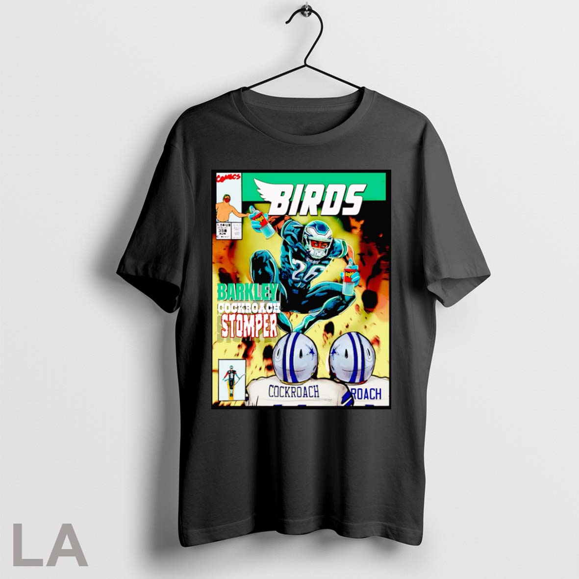 Original Barkley The Cockroach Stomper - Adult & Kids T-Shirts, Sweatshirts & Hoodies apparel design preview 1