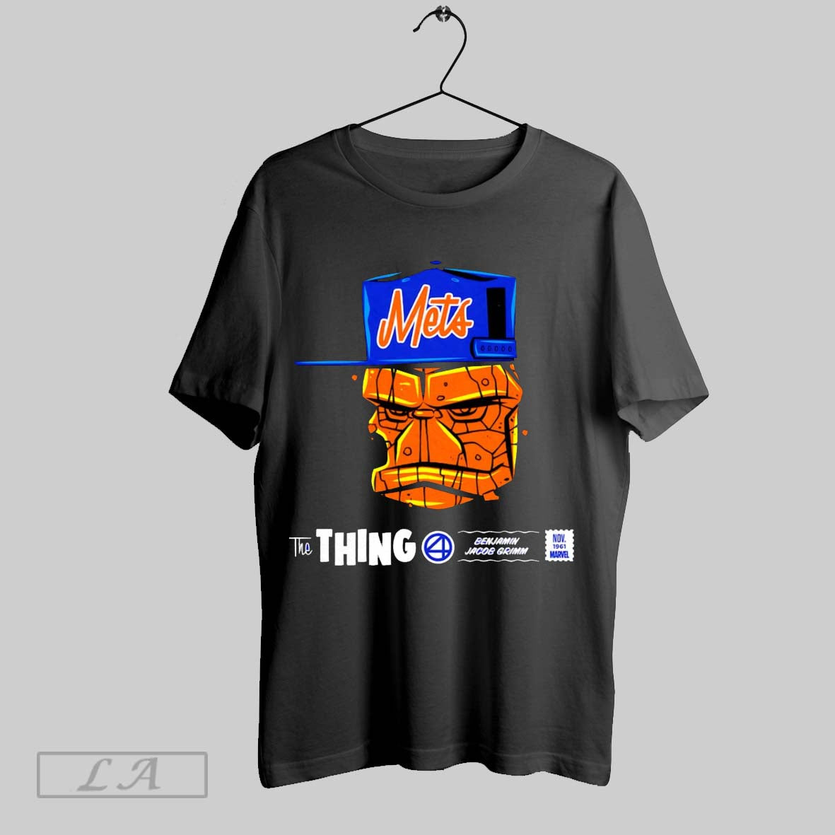Original Ben Grimm Mets The Thing Benjamin Jacob - Adult & Kids T-Shirts, Sweatshirts & Hoodies apparel design preview 1