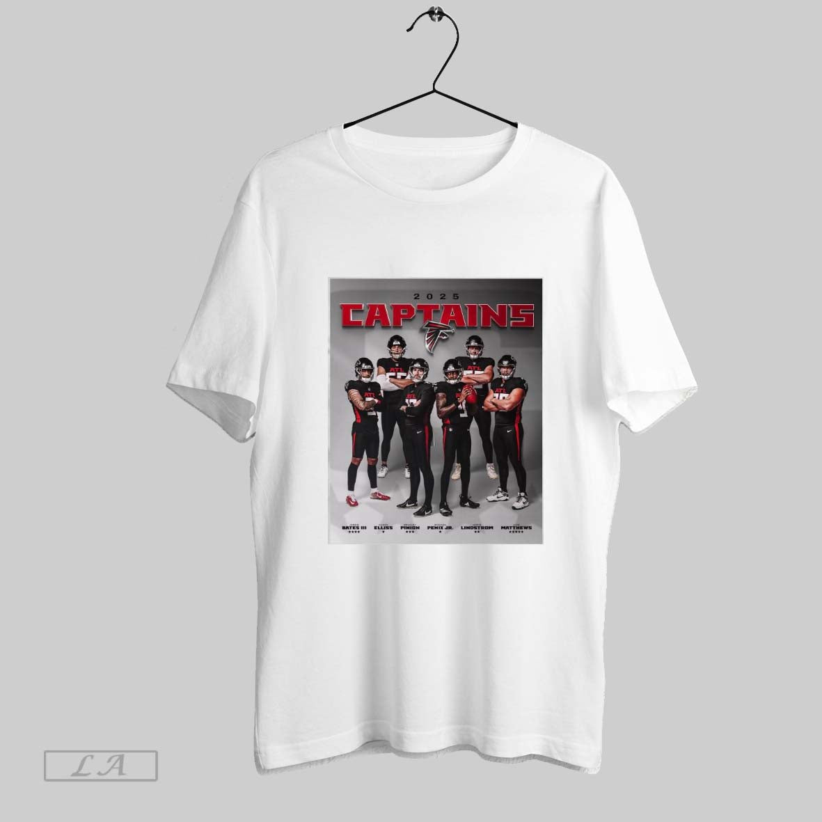 Original Best Your 2025 Atlanta Falcons Captains - Adult & Kids T-Shirts, Sweatshirts & Hoodies apparel design preview 1