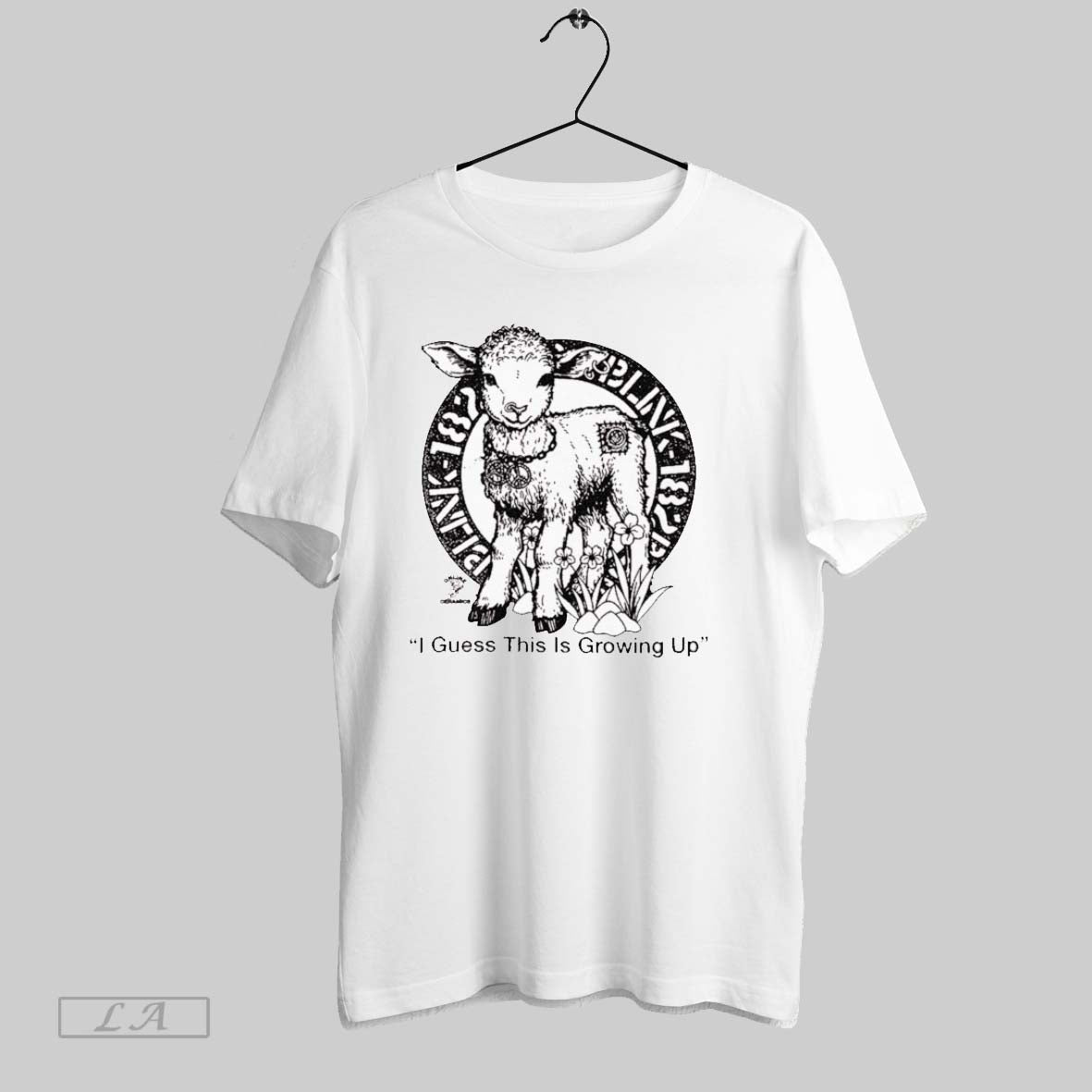 Original Blink 182 I Guess This Is Growing Up Lamb - Adult & Kids T-Shirts, Sweatshirts & Hoodies apparel design preview 1