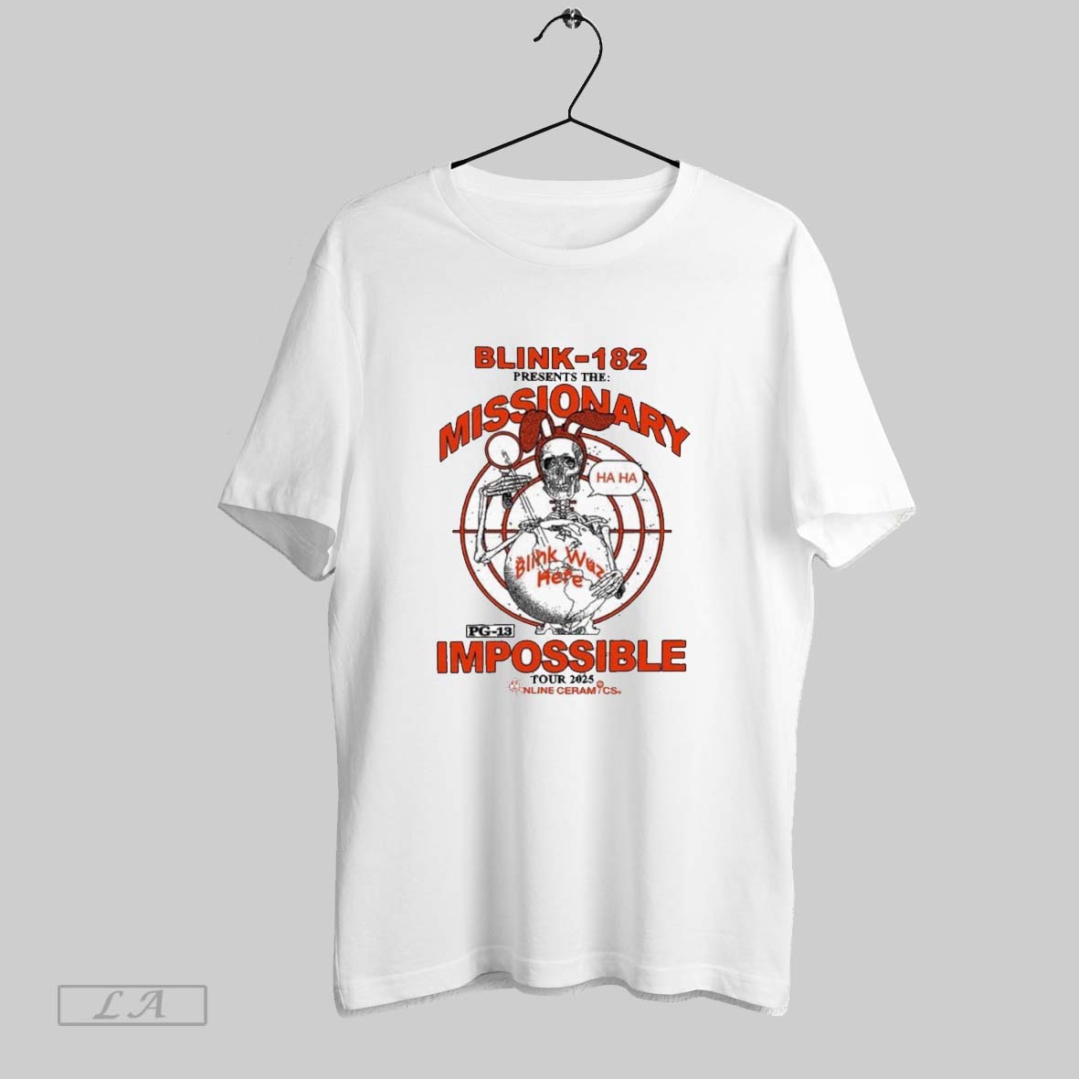 Original Blink 182 Presents The Missionary Impossible - Adult & Kids T-Shirts, Sweatshirts & Hoodies apparel design preview 1