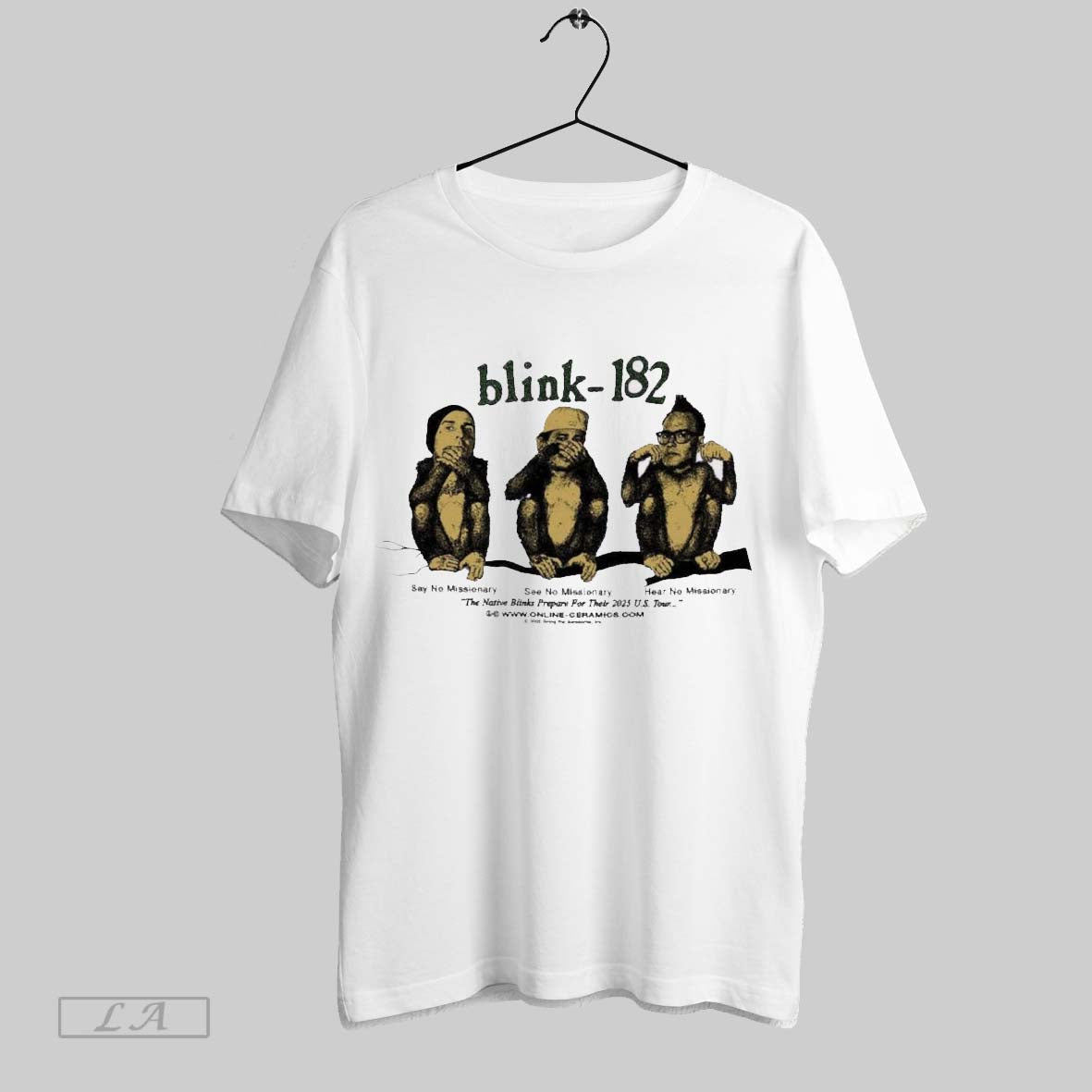 Original Blink 182 The Native Blinks Prepare For - Adult & Kids T-Shirts, Sweatshirts & Hoodies apparel design preview 1