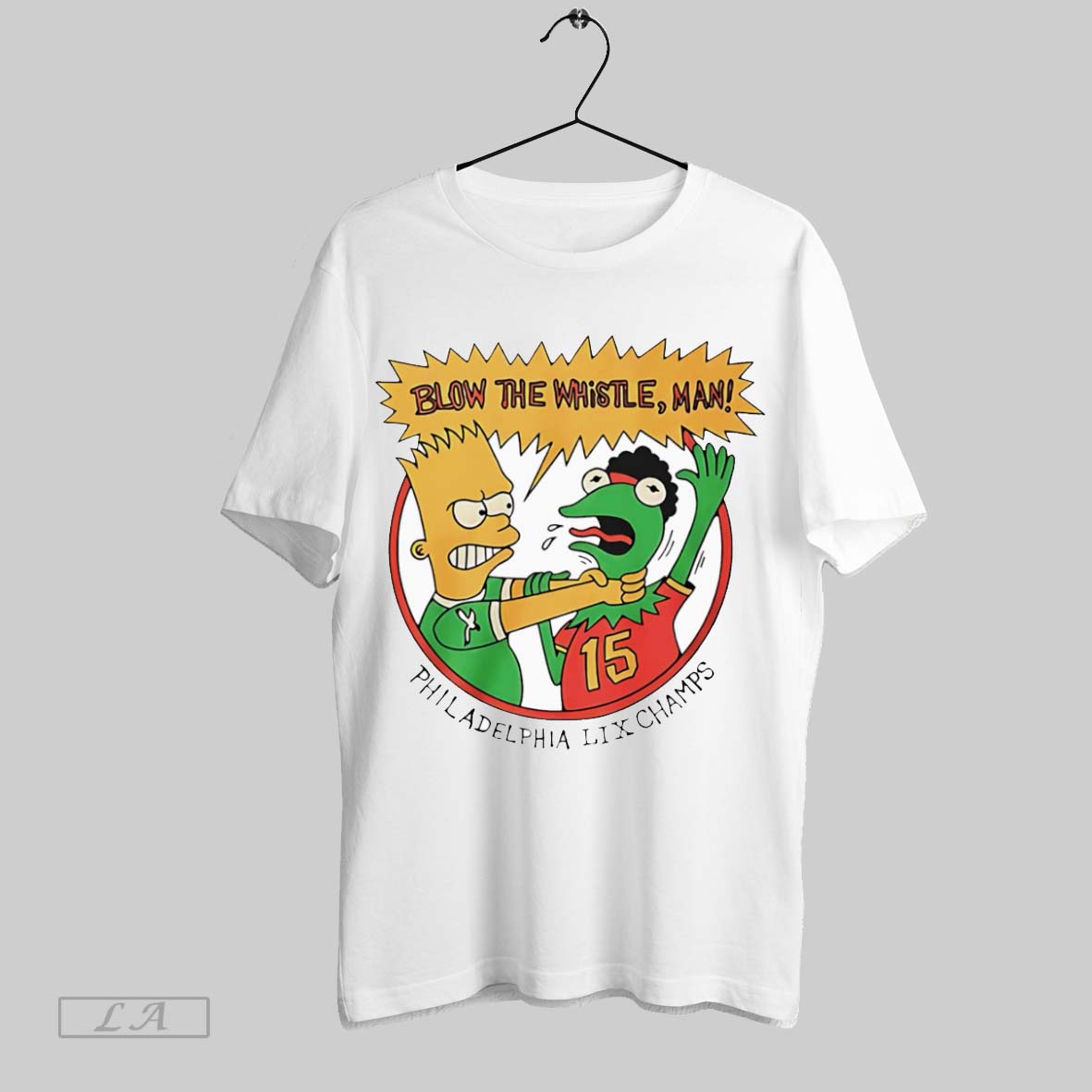 Original Blow The Whistle Man Philadelphia Lix Champs - Adult & Kids T-Shirts, Sweatshirts & Hoodies apparel design preview 1