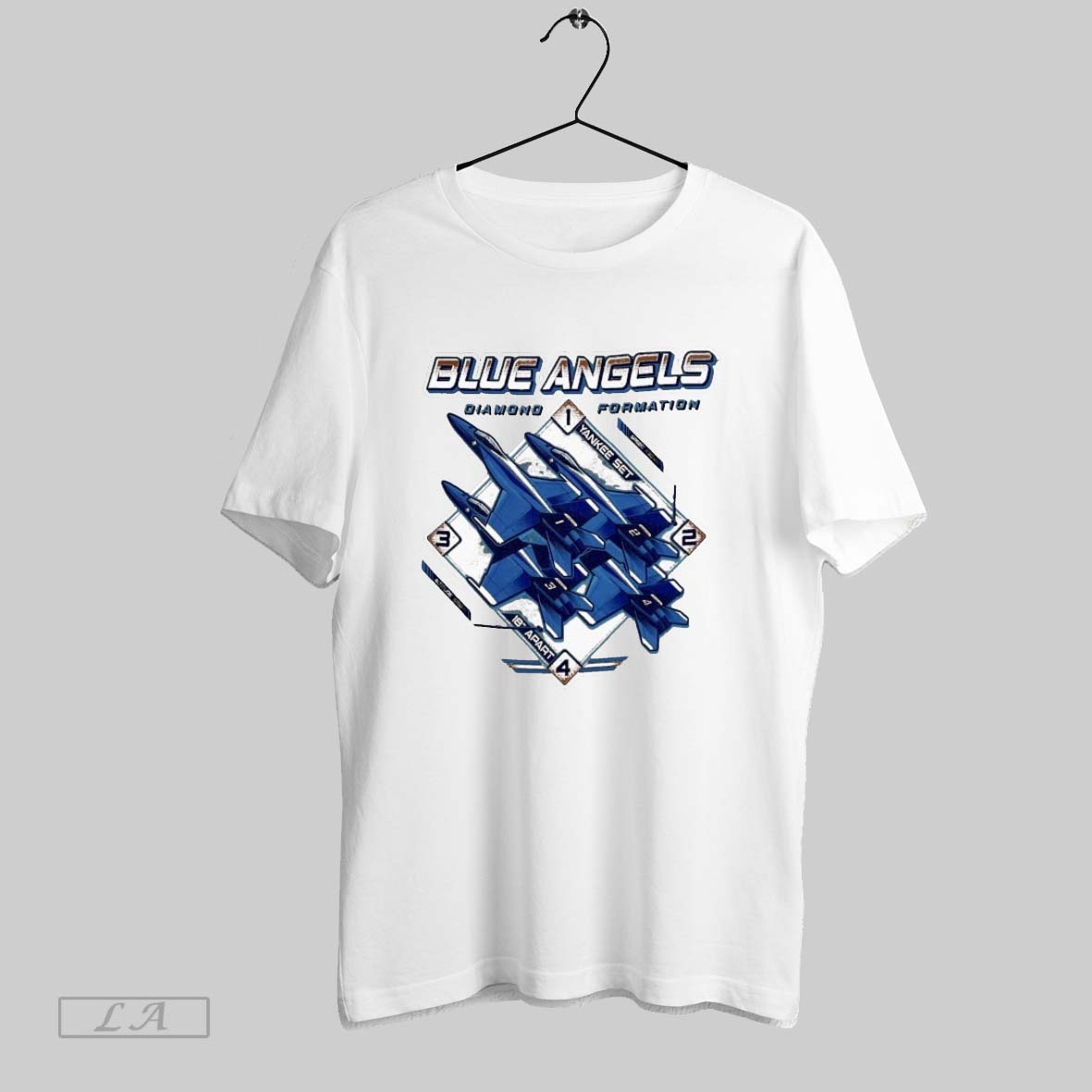 Original Blue Angels Diamond Formation Naval Aviation - Adult & Kids T-Shirts, Sweatshirts & Hoodies apparel design preview 1