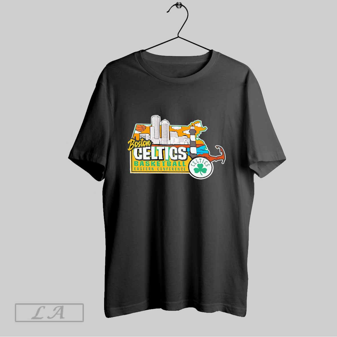 Original Boston Celtics Hometown State Logo - Adult & Kids T-Shirts, Sweatshirts & Hoodies apparel design preview 1