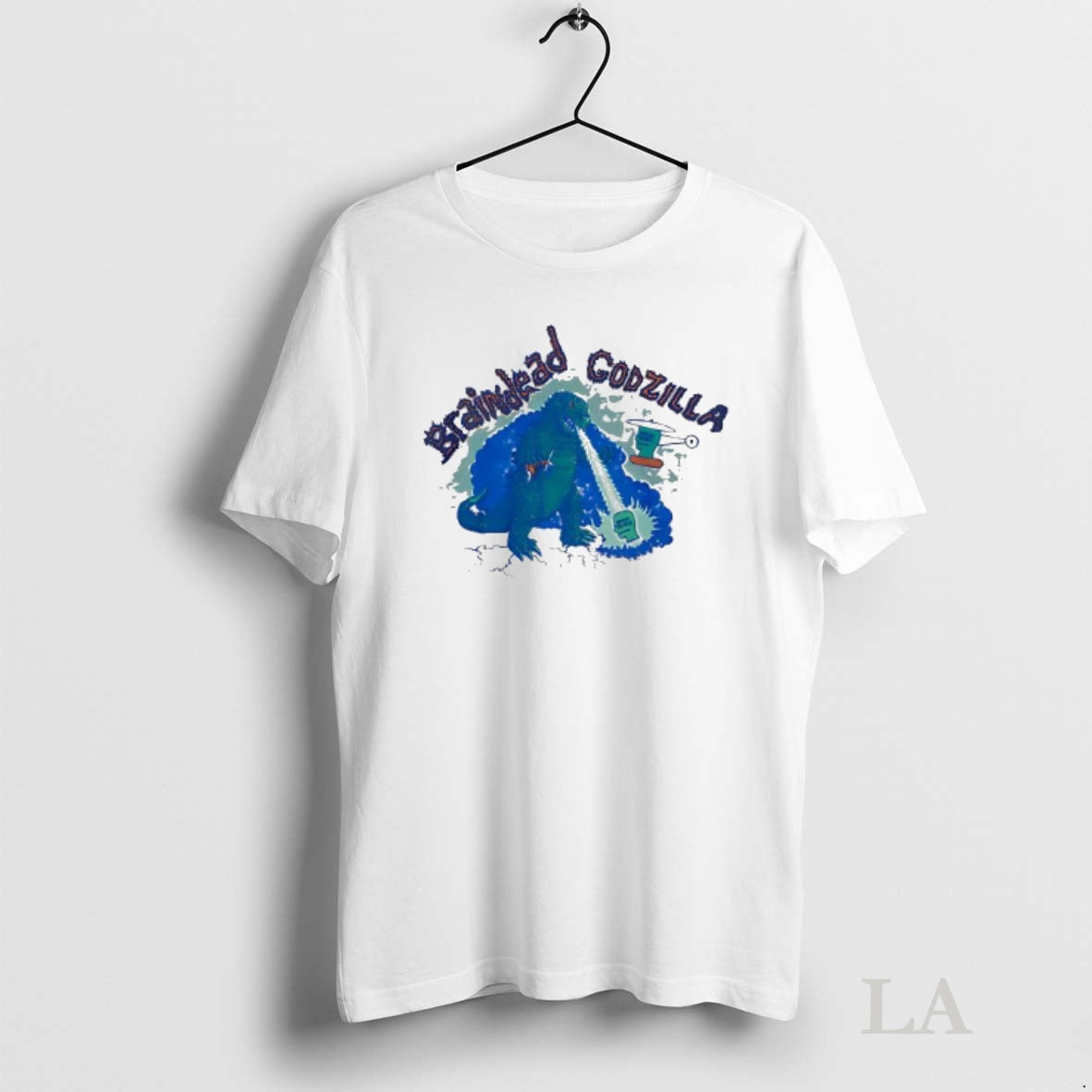Original Brain Dead X Godzilla Ringer - Adult & Kids T-Shirts, Sweatshirts & Hoodies apparel design preview 1