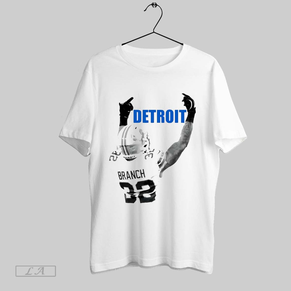 Original Brian Branch 32 Detroit Lions Grit Middle - Adult & Kids T-Shirts, Sweatshirts & Hoodies apparel design preview 1
