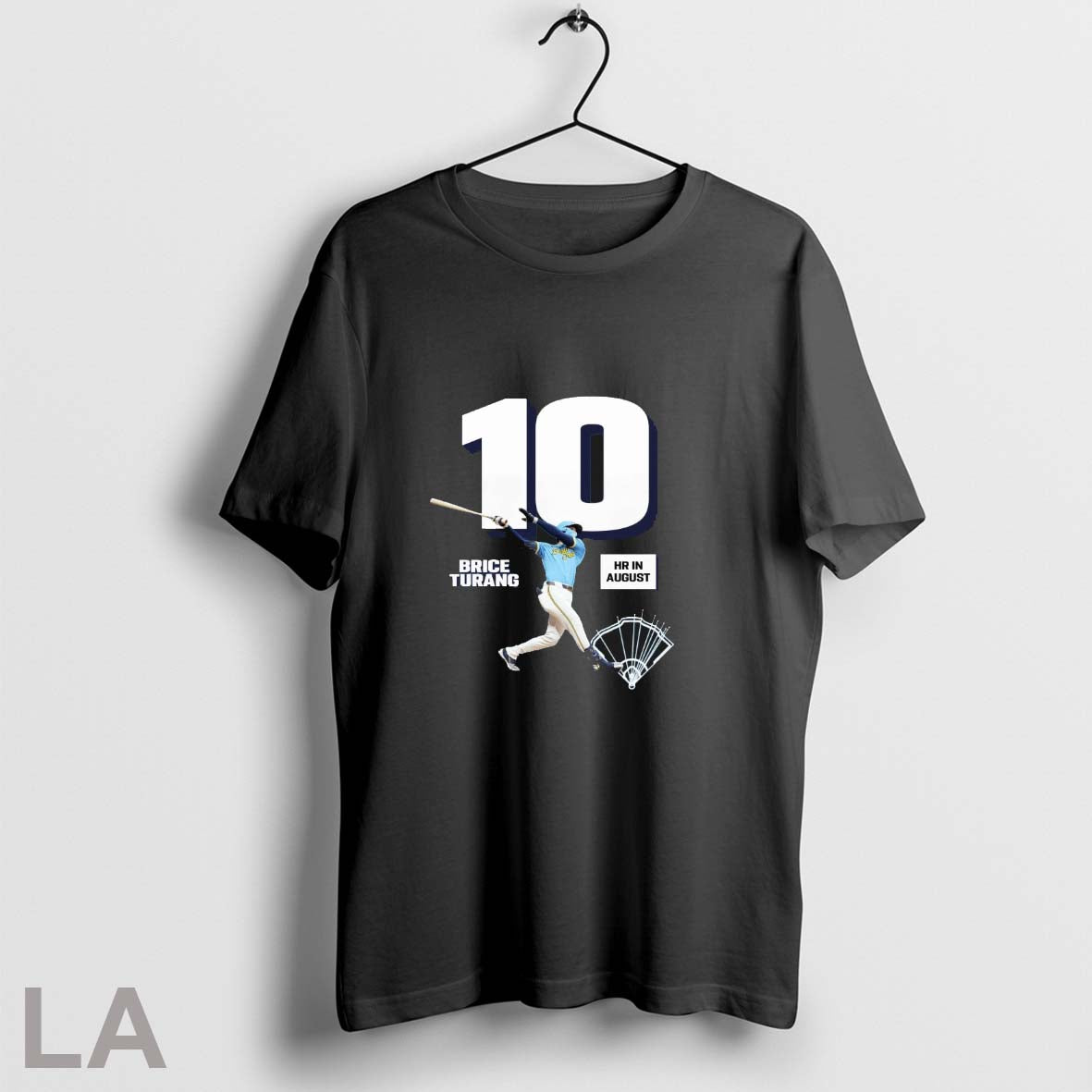 Original Brice Turang Milwaukee Brewers 10 Home Runs - Adult & Kids T-Shirts, Sweatshirts & Hoodies apparel design preview 1