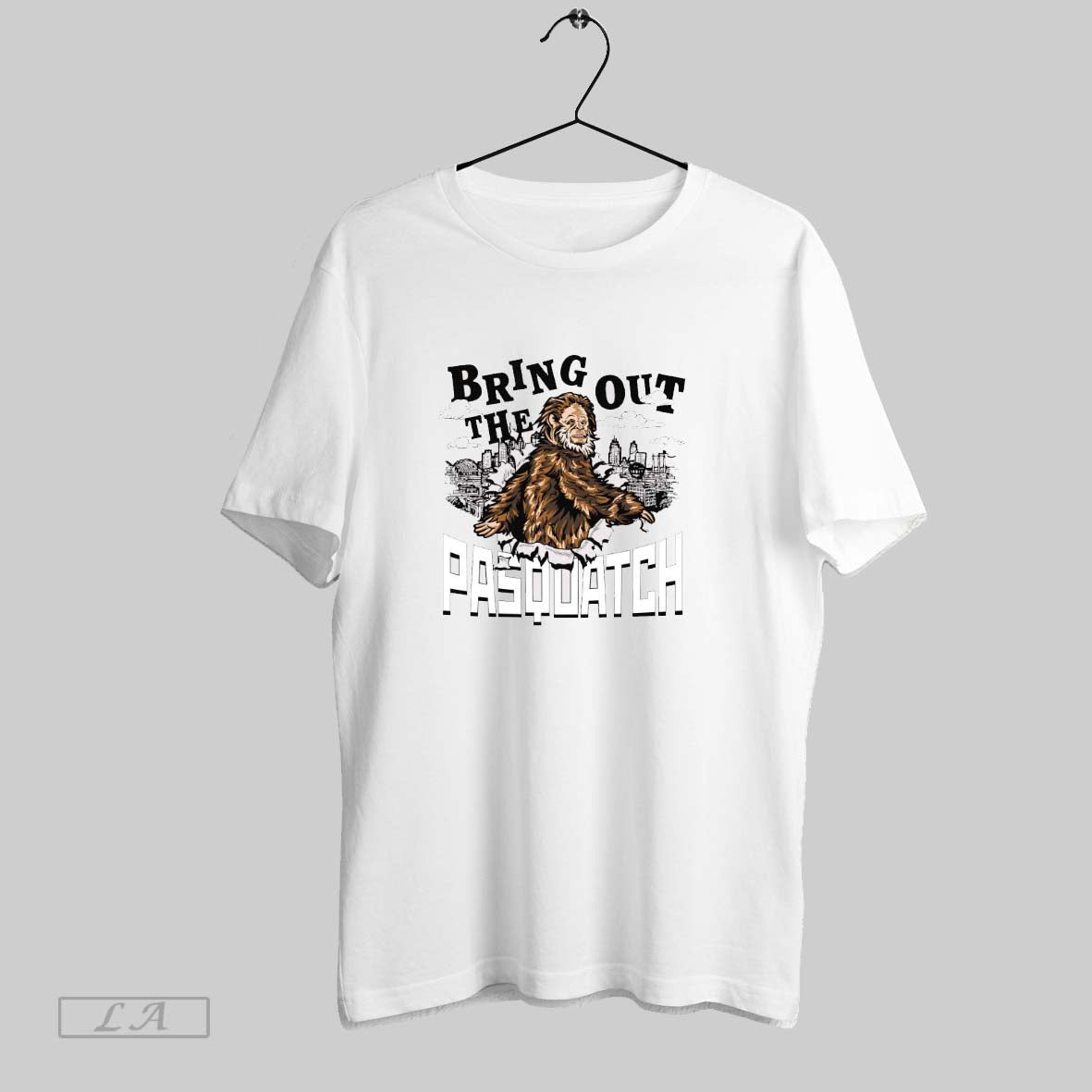 Original Bring Out The Pasquatch Charlie Hustle - Adult & Kids T-Shirts, Sweatshirts & Hoodies apparel design preview 1