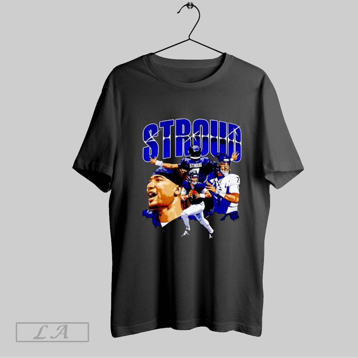 Original C J Stroud Houston Collage Graphic Retro - Adult & Kids T-Shirts, Sweatshirts & Hoodies apparel design preview 1