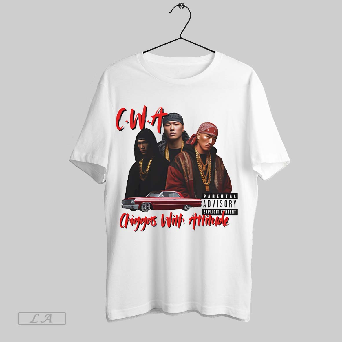 Original Cwa Chiggas With Attitude - Adult & Kids T-Shirts, Sweatshirts & Hoodies apparel design preview 1